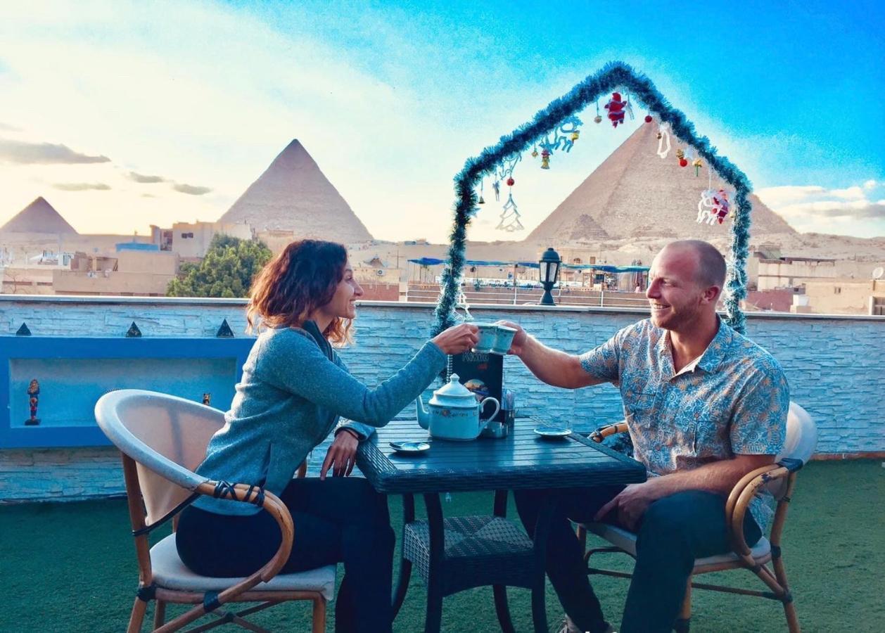 Cheops Pyramids Inn Kafret el-Gabal Exteriör bild