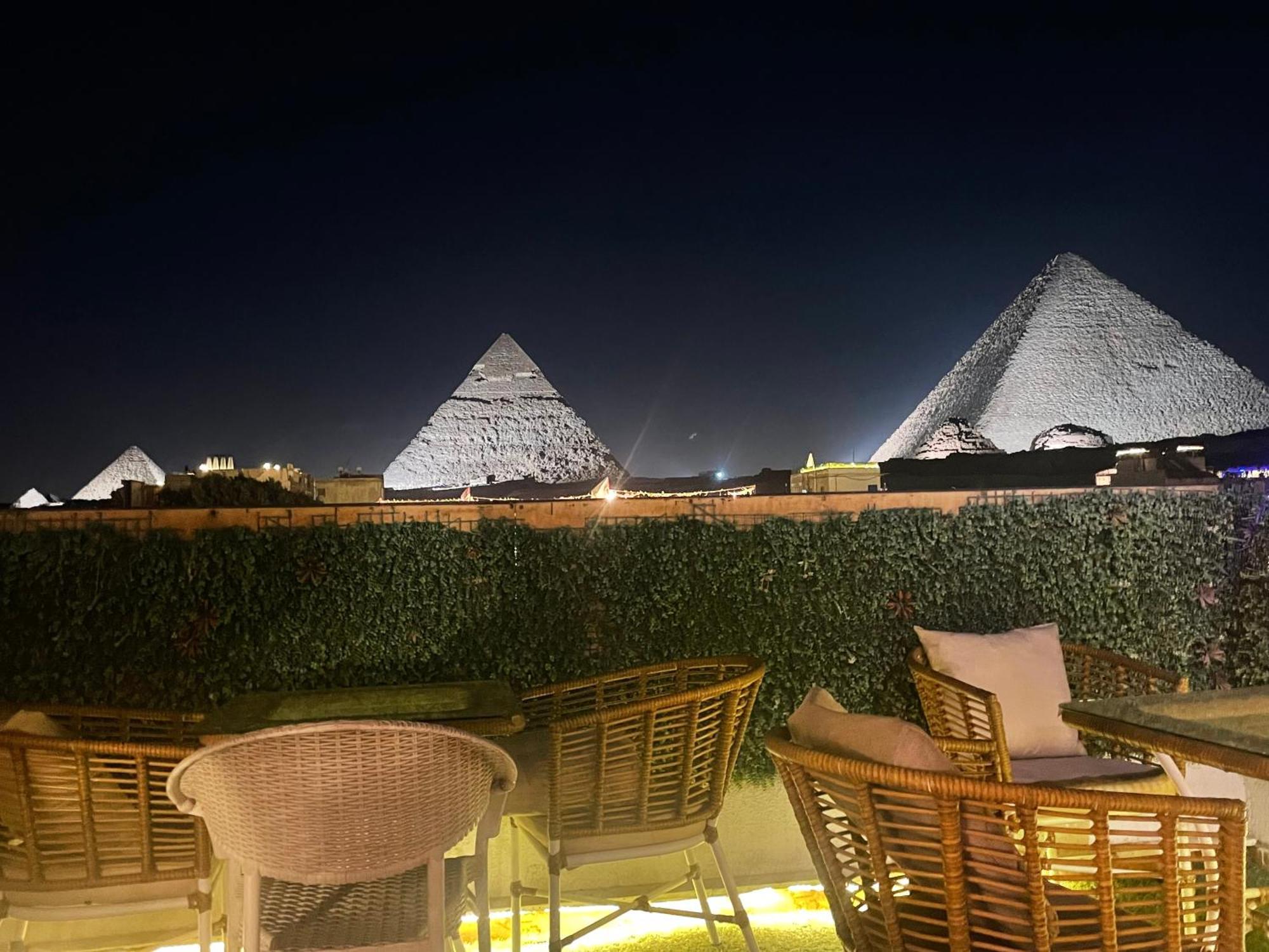 Cheops Pyramids Inn Kafret el-Gabal Exteriör bild
