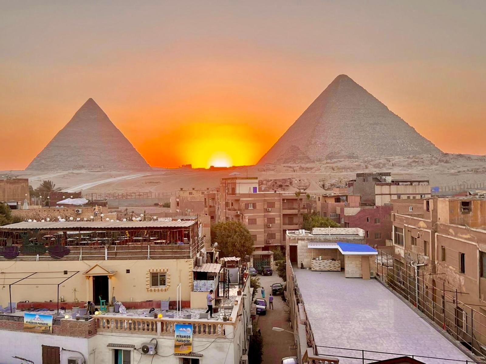Cheops Pyramids Inn Kafret el-Gabal Exteriör bild